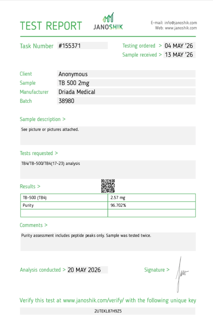 TB-500 2mg — informação